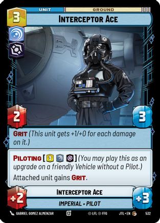 Interceptor Ace (Foil) (532) [Jump to Lightspeed] Foil Star Wars: Unlimited Single Disney