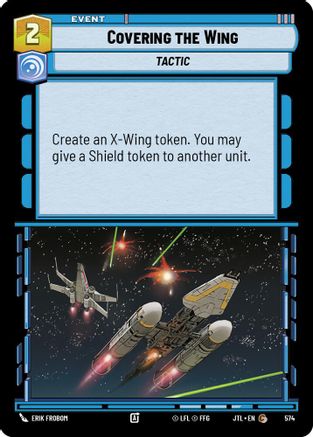 Covering the Wing (Foil) (574) [Jump to Lightspeed] Foil Star Wars: Unlimited Single Disney