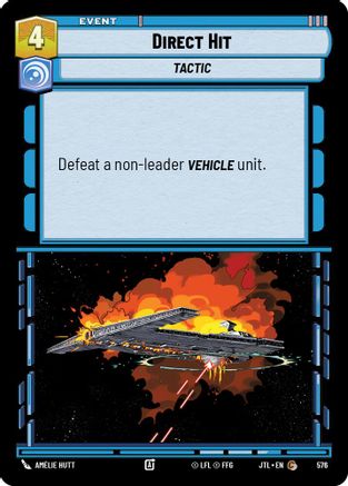 Direct Hit (Foil) (576) [Jump to Lightspeed] Foil Star Wars: Unlimited Single Disney