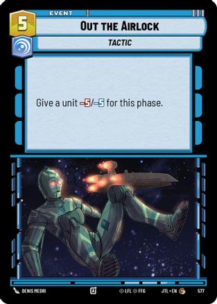 Out the Airlock (Foil) (577) [Jump to Lightspeed] Foil Star Wars: Unlimited Single Disney