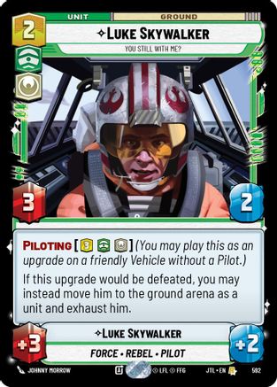 Luke Skywalker - You Still With Me? (Foil) (592) [Jump to Lightspeed] Foil Star Wars: Unlimited Single Disney