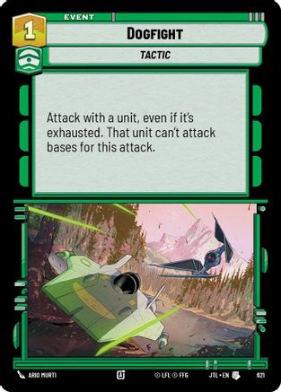 Dogfight (Foil) (621) [Jump to Lightspeed] Foil Star Wars: Unlimited Single Disney