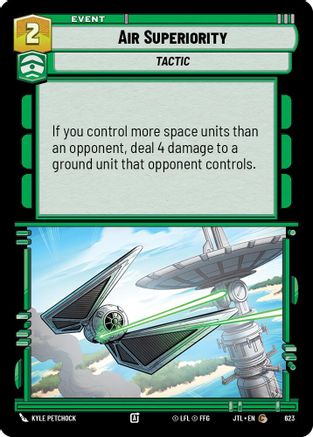 Air Superiority (Foil) (623) [Jump to Lightspeed] Foil Star Wars: Unlimited Single Disney