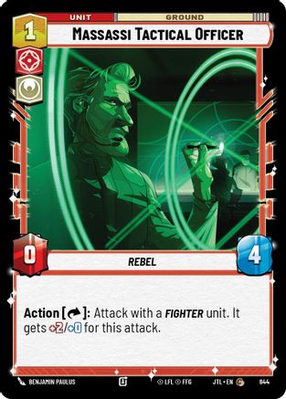 Massassi Tactical Officer (Foil) (644) [Jump to Lightspeed] Foil Star Wars: Unlimited Single Disney