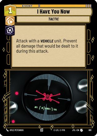 I Have You Now (Foil) (691) [Jump to Lightspeed] Foil Star Wars: Unlimited Single Disney
