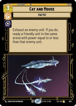 Cat and Mouse (Foil) (693) [Jump to Lightspeed] Foil Star Wars: Unlimited Single Disney