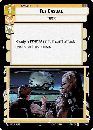 Fly Casual (Foil) (704) [Jump to Lightspeed] Foil Star Wars: Unlimited Single Disney