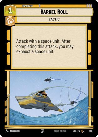 Barrel Roll (Foil) (726) [Jump to Lightspeed] Foil Star Wars: Unlimited Single Disney