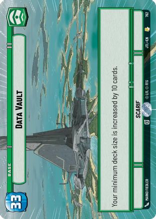 Data Vault (Hyperspace Foil) (762) [Jump to Lightspeed] Foil Star Wars: Unlimited Single Disney