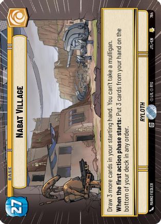 Nabat Village (Hyperspace Foil) (764) [Jump to Lightspeed] Foil Star Wars: Unlimited Single Disney