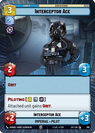 Interceptor Ace (Hyperspace Foil) (768) [Jump to Lightspeed] Foil Star Wars: Unlimited Single Disney