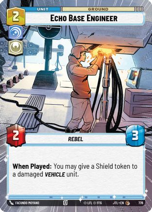 Echo Base Engineer (Hyperspace Foil) (778) [Jump to Lightspeed] Foil Star Wars: Unlimited Single Disney