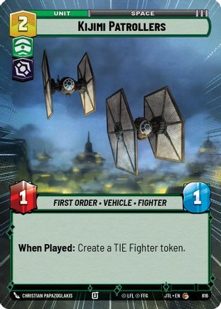 Kijimi Patrollers (Hyperspace Foil) (816) [Jump to Lightspeed] Foil Star Wars: Unlimited Single Disney