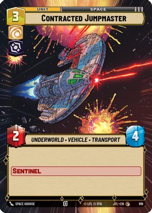 Contracted Jumpmaster (Hyperspace Foil) (918) [Jump to Lightspeed] Foil Star Wars: Unlimited Single Disney