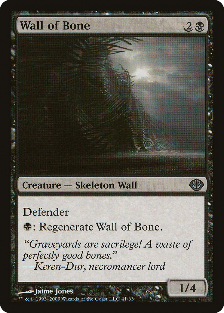 Wall of Bone (DDD-041) [Misc] Duel Decks: Garruk vs. Liliana MTG Single Wizards of the Coast