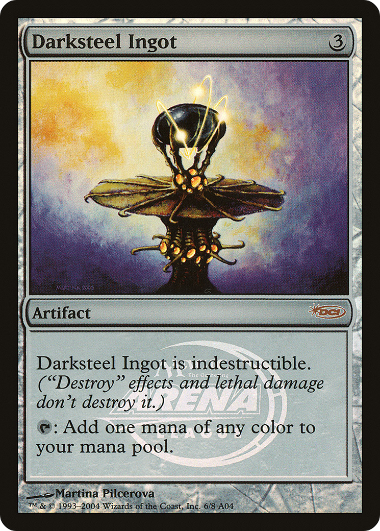 Darksteel Ingot (ARENA-) [Misc] Arena League 2004 Foil MTG Single Wizards of the Coast