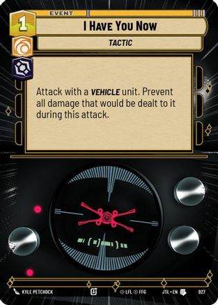 I Have You Now (Hyperspace Foil) (927) [Jump to Lightspeed] Foil Star Wars: Unlimited Single Disney