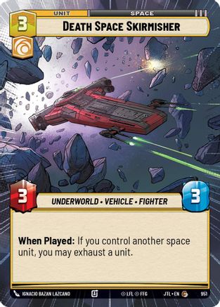 Death Space Skirmisher (Hyperspace Foil) (951) [Jump to Lightspeed] Foil Star Wars: Unlimited Single Disney