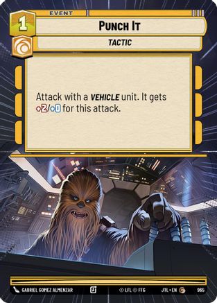Punch It (Hyperspace Foil) (965) [Jump to Lightspeed] Foil Star Wars: Unlimited Single Disney