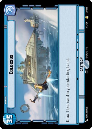 Colossus (021/262) [Jump to Lightspeed] Star Wars: Unlimited Single Disney