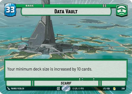 Data Vault (Hyperspace) (286) [Jump to Lightspeed] Star Wars: Unlimited Single Disney