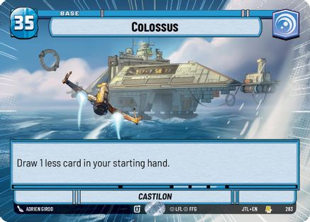 Colossus (Hyperspace) (283) [Jump to Lightspeed] Star Wars: Unlimited Single Disney