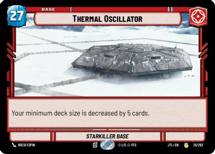 Thermal Oscillator (025/262) [Jump to Lightspeed] Star Wars: Unlimited Single Disney