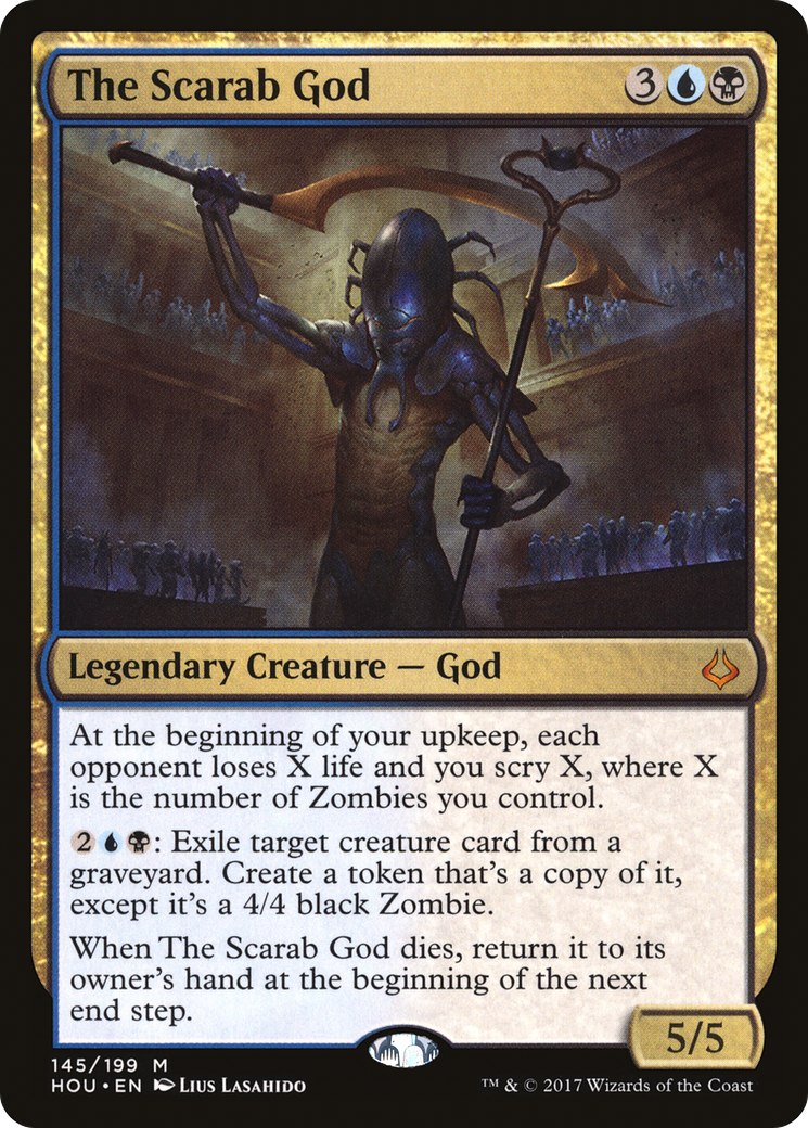 The Scarab God (HOU-145) [Hour of Devastation] Foil MTG Single Wizards of the Coast