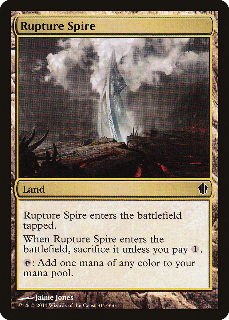 Rupture Spire (C13-315) [Commander 2013] MTG Single Wizards of the Coast