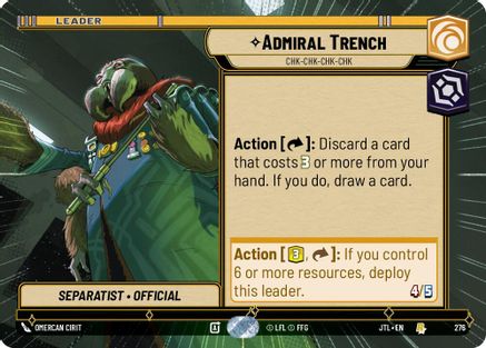 Admiral Trench - Chk-chk-chk-chk (Hyperspace) (276) [Jump to Lightspeed] Star Wars: Unlimited Single Disney