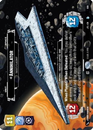 Annihilator - Tagge's Flagship (Prestige) (1018) [Jump to Lightspeed] Star Wars: Unlimited Single Disney