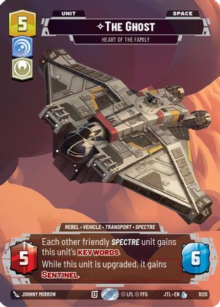 The Ghost - Heart of the Family (Prestige) (1020) [Jump to Lightspeed] Star Wars: Unlimited Single Disney