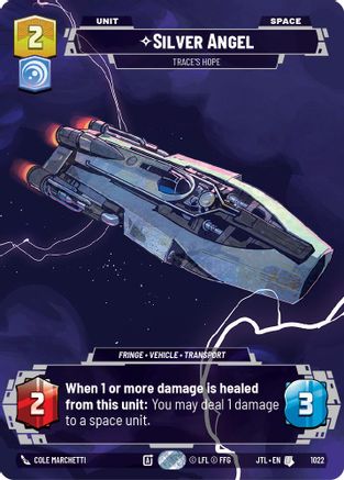 Silver Angel - Trace's Hope (Prestige) (1022) [Jump to Lightspeed] Star Wars: Unlimited Single Disney