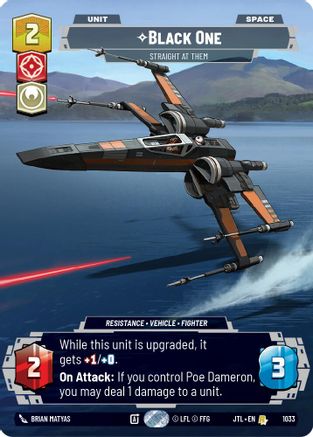 Black One - Straight At Them (Prestige) (1033) [Jump to Lightspeed] Star Wars: Unlimited Single Disney