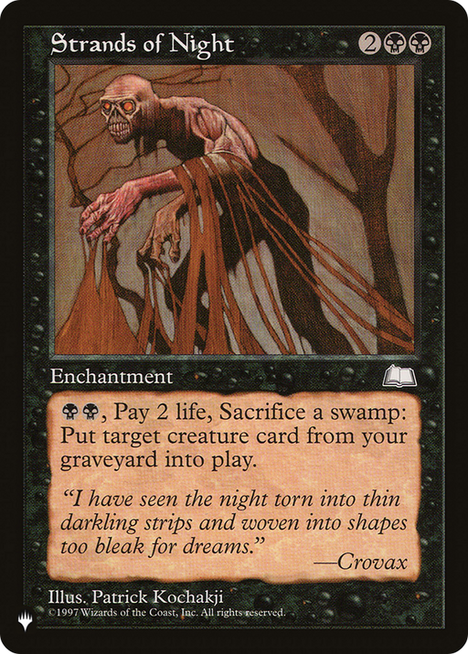 Strands of Night (LIST-WTH-82) [Mystery Booster] The List MTG Single Wizards of the Coast