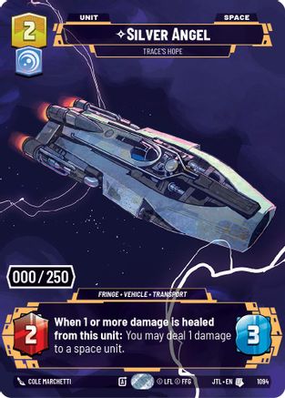 Silver Angel - Trace's Hope (Serialized) (1094) [Jump to Lightspeed] Foil Star Wars: Unlimited Single Disney