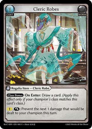 Cleric Robes (005) [Diao Chan Re Collection Idyll Corsage] Grand Archive Single Weebs of the Shore