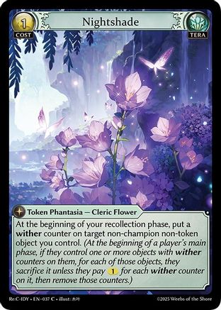 Nightshade (037) [Diao Chan Re Collection Idyll Corsage] Grand Archive Single Weebs of the Shore