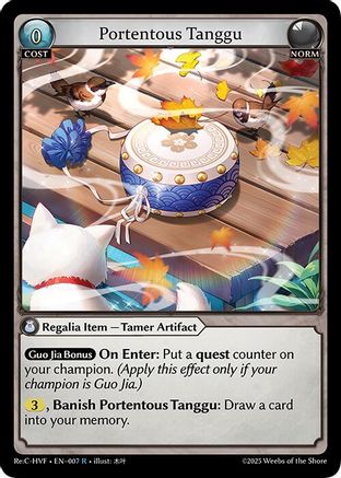Portentous Tanggu (007) [Guo Jia Re Collection Heavens Favored] Grand Archive Single Weebs of the Shore
