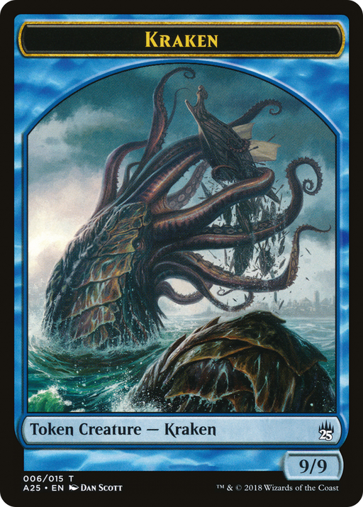 Kraken Token (006) (A25-006) [Tokens] Masters 25 Tokens MTG Single Wizards of the Coast