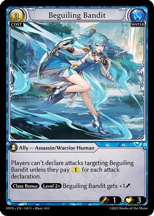 Beguiling Bandit (110) [Abyssal Heaven] Foil Grand Archive Single Weebs of the Shore