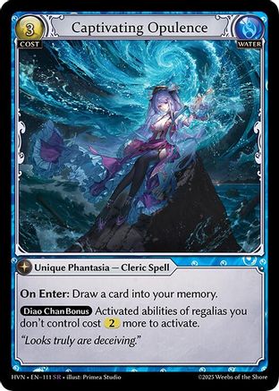 Captivating Opulence (111) [Abyssal Heaven] Grand Archive Single Weebs of the Shore