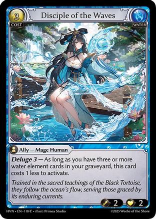 Disciple of the Waves (118) [Abyssal Heaven] Grand Archive Single Weebs of the Shore