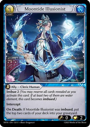 Moontide Illusionist (133) [Abyssal Heaven] Grand Archive Single Weebs of the Shore