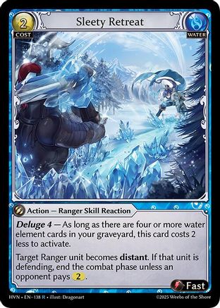 Sleety Retreat (138) [Abyssal Heaven] Grand Archive Single Weebs of the Shore