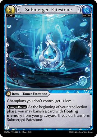 Submerged Fatestone // Commanding Sea Titan (140) [Abyssal Heaven] Grand Archive Single Weebs of the Shore