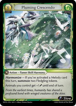 Pluming Crescendo (165) [Abyssal Heaven] Grand Archive Single Weebs of the Shore