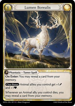 Lumen Borealis (197) [Abyssal Heaven] Foil Grand Archive Single Weebs of the Shore