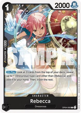 Rebecca (Tournament Pack 2025 Vol. 2) (OP04-092) [One Piece Promotion Cards] One Piece Single Bandai