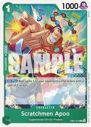 Scratchmen Apoo (Tournament Pack 2025 Vol. 2) (EB01-015) [One Piece Promotion Cards] One Piece Single Bandai